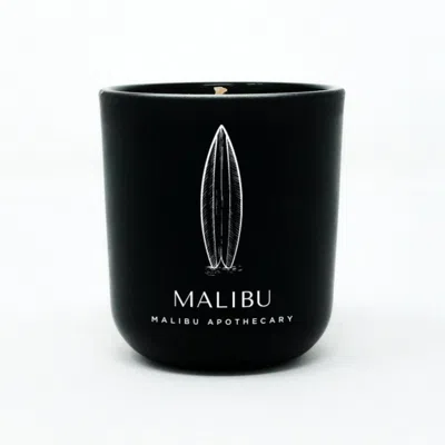 Malibu Apothecary Matte Black Votive - Malibu Beach
