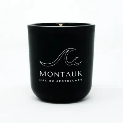 Malibu Apothecary Matte Black Votive - Montauk
