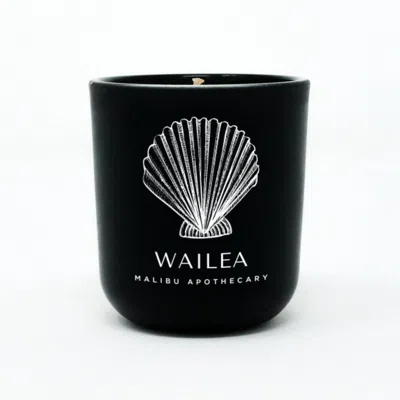 Malibu Apothecary Matte Black Votive - Wailea