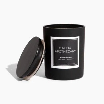 Malibu Apothecary Mini Matte Black Candle - Malibu Beach
