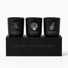 Malibu Apothecary Votive Discovery Set - Cap-d'ail | Formentera | Wailea In Black