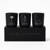 Malibu Apothecary Votive Discovery Set - Laguna Beach | Malibu Beach | Montauk In Black