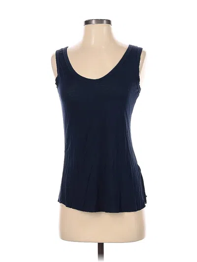 Pre-owned Malibu Beach Basics Tank Top Blue Sweetheart Neckline Tops