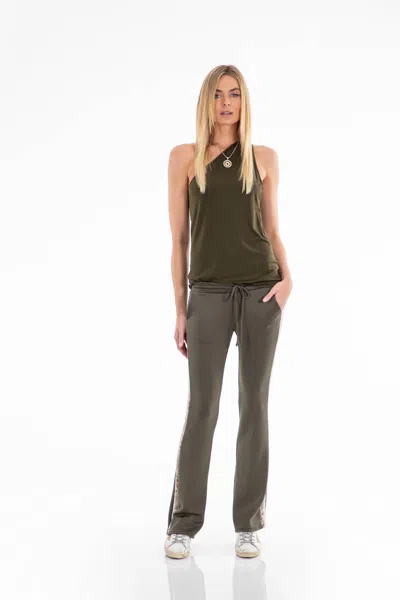 Malibu Road Trancus Track Pant In Olive In Green
