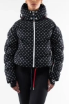 Malibu Ski Club Ditsy Jacket In Black