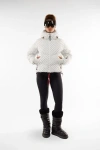 Malibu Ski Club Ditsy Jacket In White