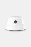 Malibu Ski Club Snow Monogram Bucket Hat In White