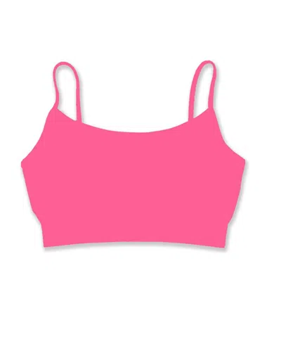 Malibu Sugar Bandeau Bra Cami - Big Kid In Pink