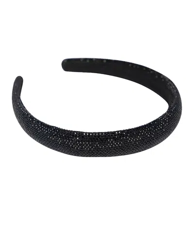 Malibu Sugar Girls' 1 Crystal Puff Headband - Kid In Brown