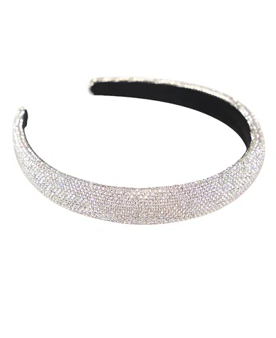 Malibu Sugar Girls' 1 Crystal Puff Headband - Kid In Metallic