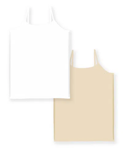 MALIBU SUGAR GIRLS' BUNDLE OF TWO SOLID FULL CAMI (7-10) - BIG KID