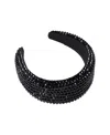 Malibu Sugar Girls' Colored Rhinestone Puff Headband - Kid In Black