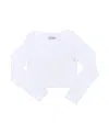 Malibu Sugar Girls' Goes With Everything Long Sleeve Seamless Top (8-14) - Big Kid In White