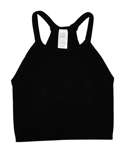 Malibu Sugar Girls' Happiness Tank Top - Big Kid In Black