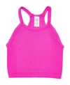 Malibu Sugar Girls' Happiness Tank Top - Big Kid In Pink
