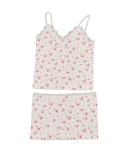 Malibu Sugar Girls' Lounge Cami & Shorts Set - Big Kid In Multi