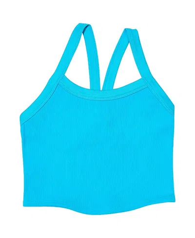 Malibu Sugar Girls' Racerback Cami Top (8-12) - Big Kid In Blue