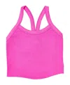 Malibu Sugar Girls' Racerback Cami Top (8-12) - Big Kid In Pink