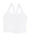 Malibu Sugar Girls' Racerback Cami Top (8-12) - Big Kid In White