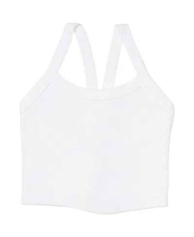 Malibu Sugar Girls' Racerback Cami Top (8-12) - Big Kid In White