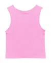 Malibu Sugar Girls' Ribbed Crop Sports Tank Top - Big Kid