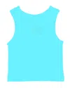 Malibu Sugar Girls' Ribbed Crop Sports Tank Top - Big Kid In Blue