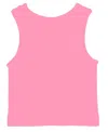 Malibu Sugar Girls' Ribbed Crop Sports Tank Top (4-6x) - Little Kid