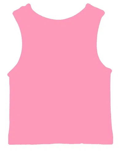 Malibu Sugar Girls' Ribbed Crop Sports Tank Top (4-6x) - Little Kid