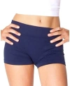 Malibu Sugar Girls' Teen Solid Boy Shorts (12-16) - Big Kid In Navy