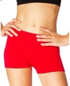 Malibu Sugar Girls' Teen Solid Boy Shorts (12-16) - Big Kid In Red