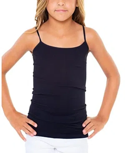 Malibu Sugar Girls Solid Full Cami - Big Kid 10-14 In Black