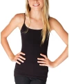 Malibu Sugar Girls Solid Full Cami - Big Kid 10-14 In Black