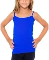 Malibu Sugar Girls Solid Full Cami - Big Kid 10-14 In Cobalt