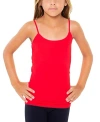 Malibu Sugar Girls Solid Full Cami - Big Kid 10-14 In Red