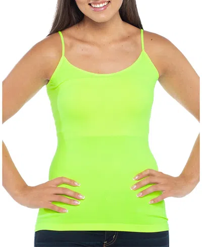 Malibu Sugar Solid Full Cami - Big Kid In Neon Yellow