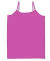 Malibu Sugar Girls' Solid Full Cami - Big Kid In Violet Rose