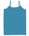 Malibu Sugar Girls' Solid Full Cami, (7-16) Big Kid In Denim Blue