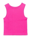 Malibu Sugar Kids'  Littles Ribbed Crop Sport Tank Top