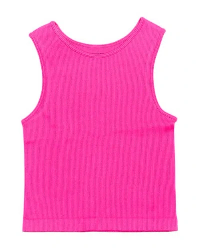 MALIBU SUGAR MALIBU SUGAR LITTLES RIBBED CROP SPORT TANK TOP