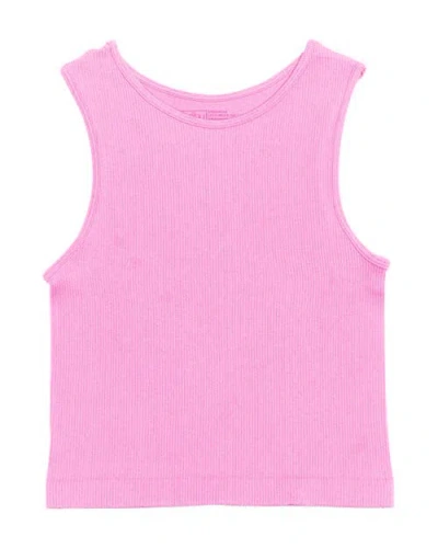 MALIBU SUGAR MALIBU SUGAR LITTLES RIBBED CROP SPORT TANK TOP
