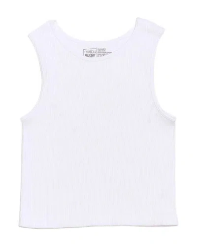 MALIBU SUGAR MALIBU SUGAR LITTLES RIBBED CROP SPORT TANK TOP