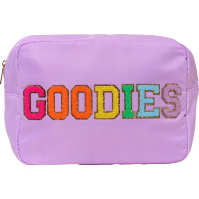 Malibu Sugar Kids'  Nylon Pouch W/ Goodies Patch In Purple