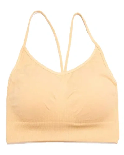 Malibu Sugar Kids'  Original Bandeau Bra Cami In Neutral