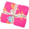 Malibu Sugar Reversible Blanket In Pink