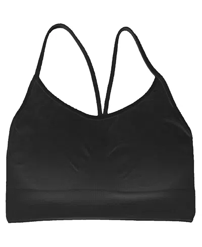 Malibu Sugar Girls' Solid Bra Cami (8-14) - Big Kid In Black