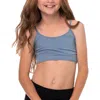 Malibu Sugar Bandeau Bra Cami - Big Kid In Gray