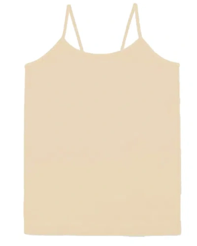 Malibu Sugar Kids'  Solid Full Camis In Neutral