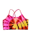 Malibu Sugar Girls' Swirl Tie Dye Bra Cami (4-6x) - Little Kid In Multi