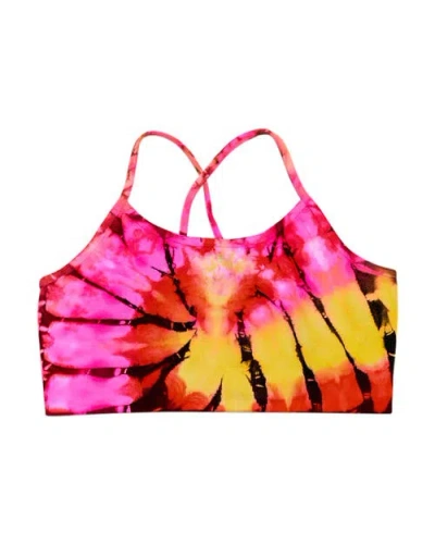 MALIBU SUGAR MALIBU SUGAR SWIRL TIE DYE BRA CAMI -LITTLE KIDS
