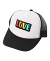 Malibu Sugar Trucker Hat With Patch - Little Kid In Black
